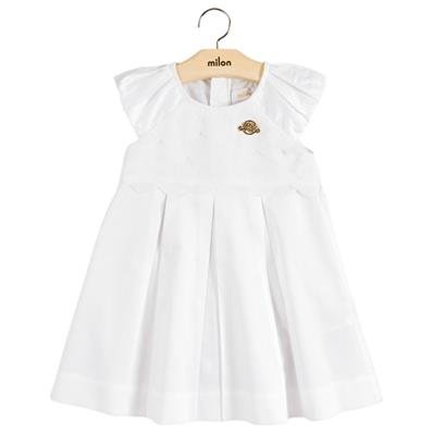 vestido branco infantil simples