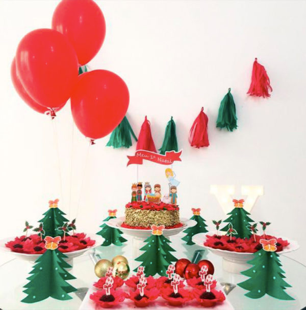 21 ideias de temas inspirados no Natal para festa de aniversário - It Mãe