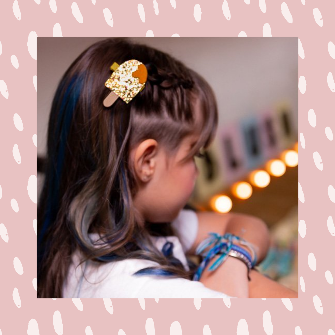 Enfeite de cabelo sorvete Casa da Mel It Mãe