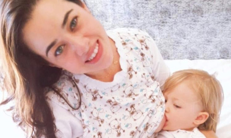 Looks para mães lactantes pijama amamentação Moda Mamãe Eu Quero