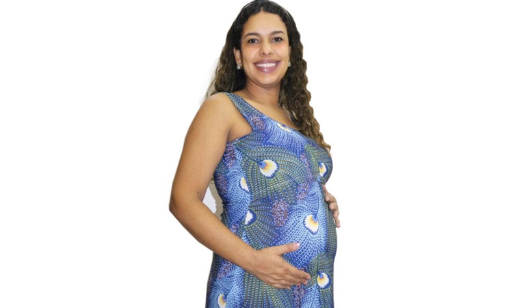 Looks para mães lactantes vestido curto Moda Mamãe Eu Quero