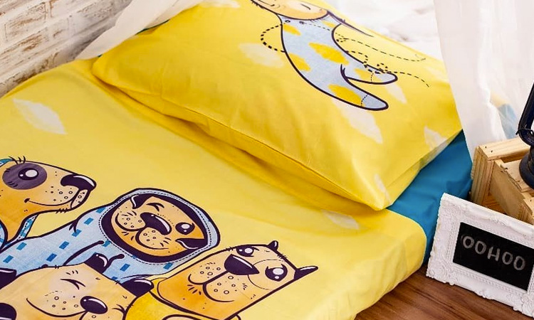 Roupas de cama para crianças estampa pet Oohoo Kids