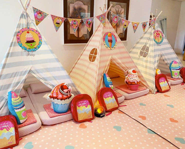 Camas individuais Pijamas Party It Mãe