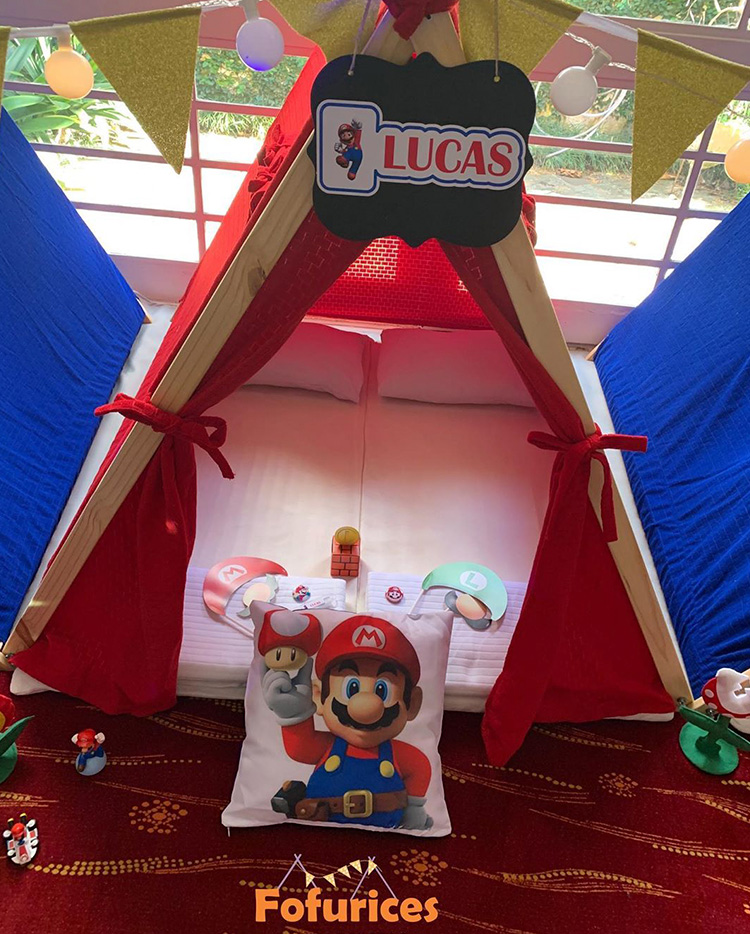 Aniversário de menino Super Mario Bros Fofurices Mimos e Festas It Mãe