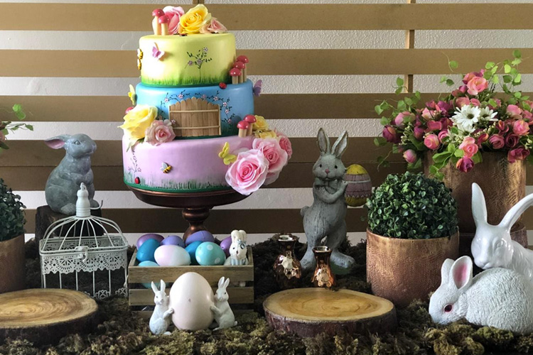 Decoração com coelhos Le Petit Personnaliser It Mãe