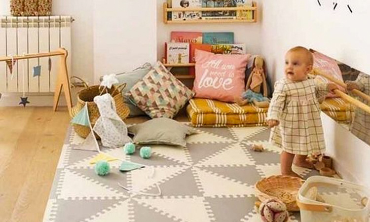 Quarto montessoriano para bebês Tapete It Mãe