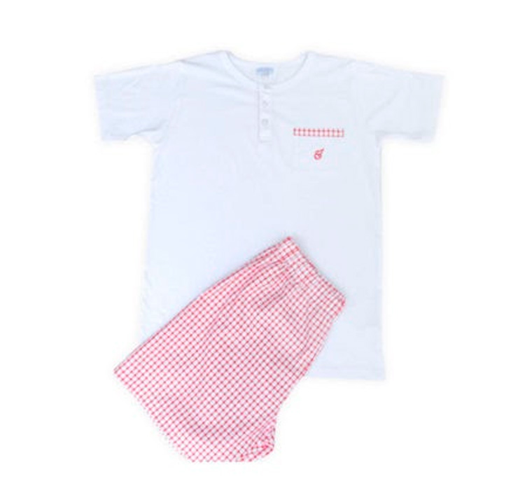 Pijama xadrez Rose & Bleu - It Mãe