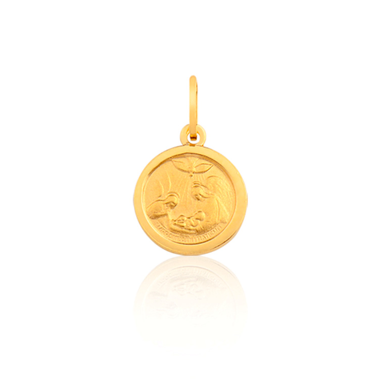 Presente afetivo Mini La Joie - medalha de batismo - It Mãe