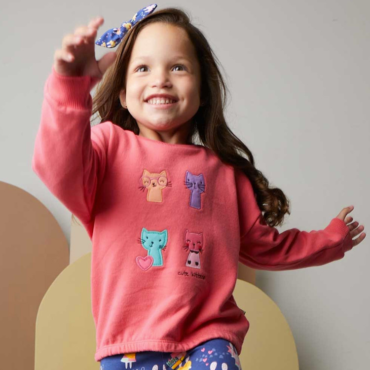 blusa de moletom alphabeto it mãe