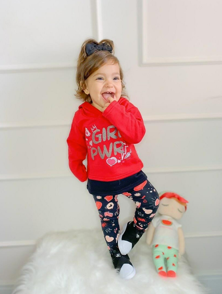 conjunto grl pwr looks de inverno para crianças rique baby it mãe