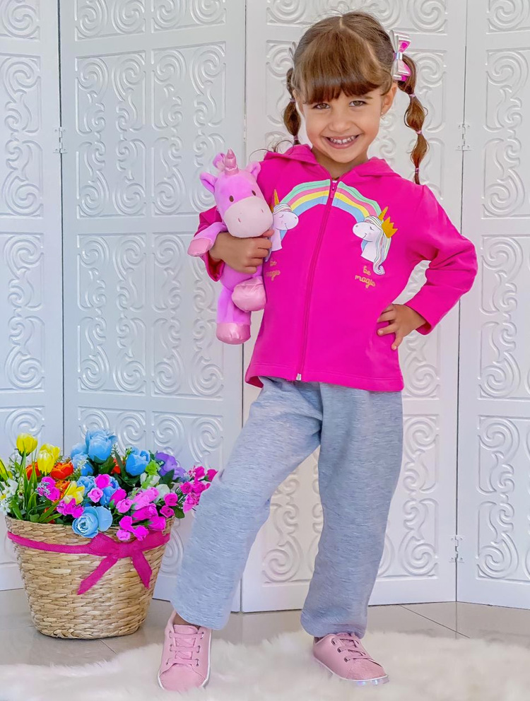 conjunto pink rique baby it mãe