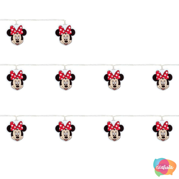 Cordão de led Minnie Mouse - Rica Festa