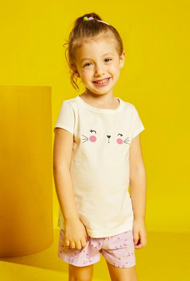 Pijama Gatinha Rosa - Loja Alphabeto - It Mãe