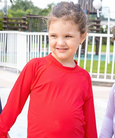 Camisa de proteção vermelha Planet Beach Brasil