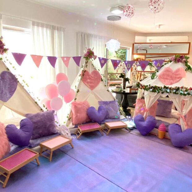 Festa do pijama em casa