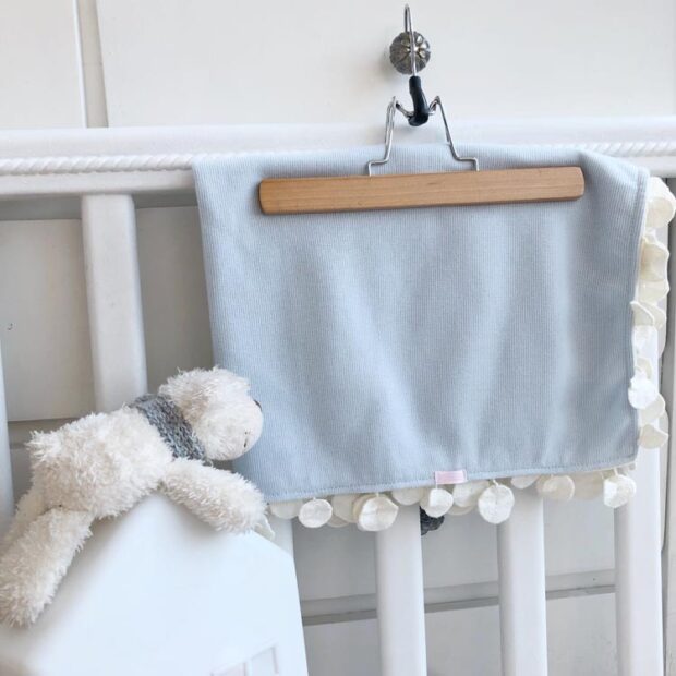 Manta azul Maria Paula Bebê