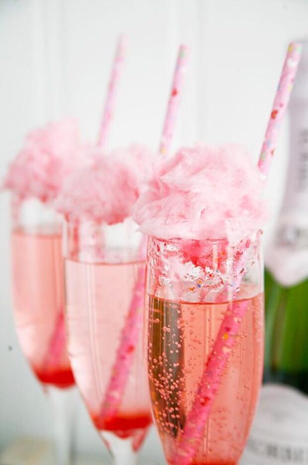 Espumante rosé - Decoração para o Dia dos Namorados - It Mãe